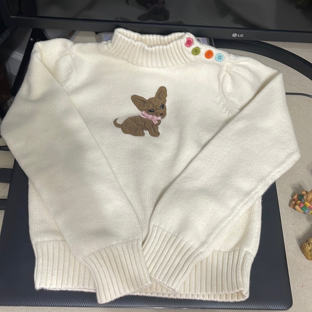 Gymboree 2007 chihuahua sweater NWOT